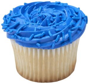 blue sprinkles for cupcakes