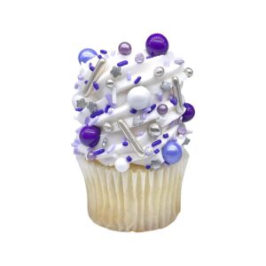 purple sprinkles for cupcakes